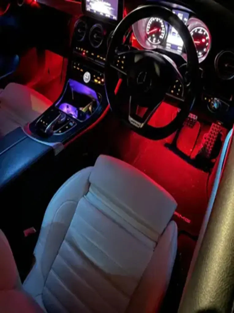 Footwell LED Light Strips Bluetooth Connectivity
