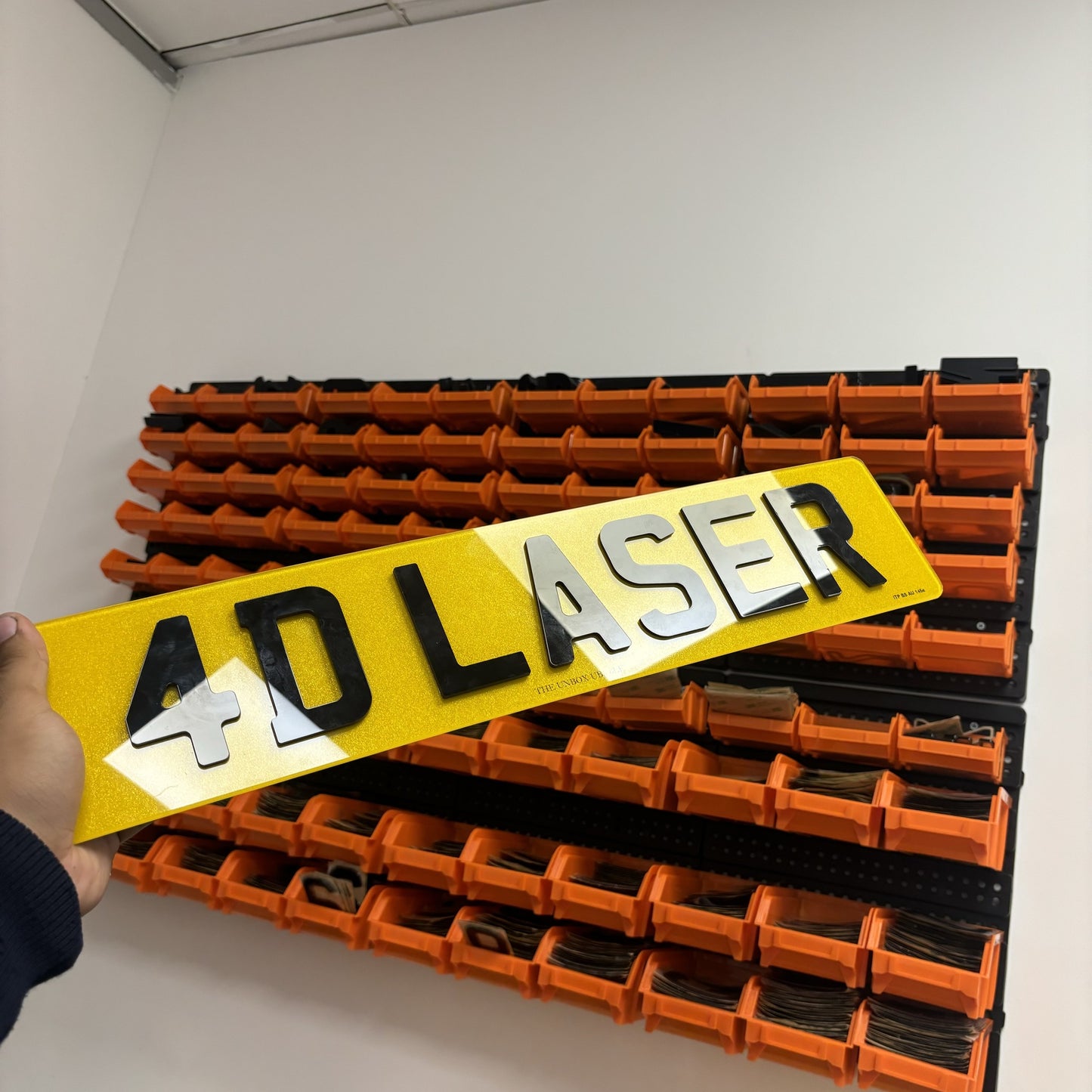 4D Laser Cut Number Plates