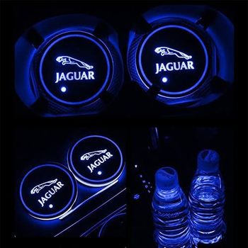 Jaguar Cup Holder LED Coasters