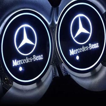 Mercedes Cup Holder LED Coasters