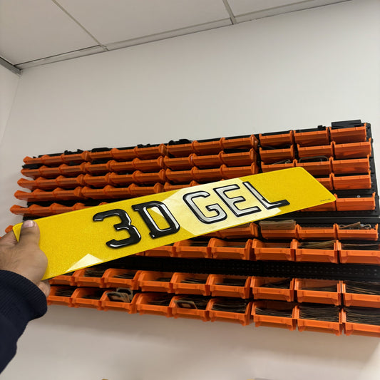 3D Gel Number Plates