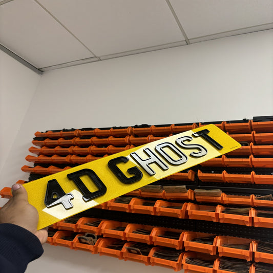 4D Ghost Number Plates